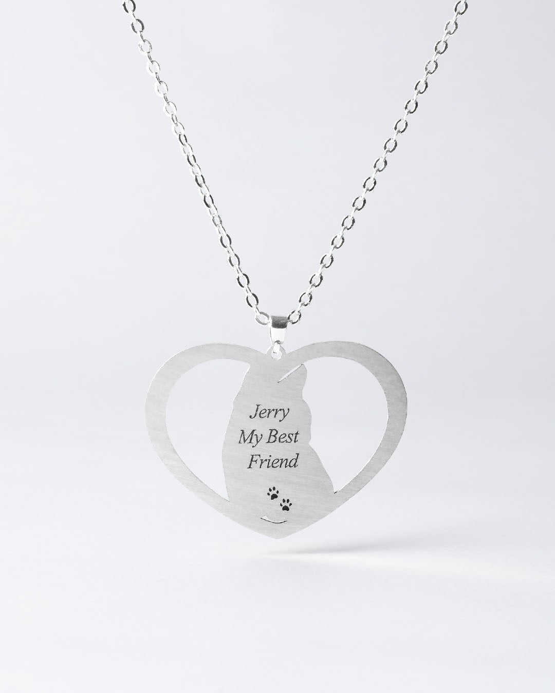 Sterling Silver Engraved Initials Double Heart Pendant Necklace - 9022246 |  HSN